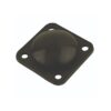 Rubber for button Black