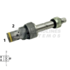 Valve 2/2 D15.8 7/8 JIC solenoid d13 NC+NC with mechanical control