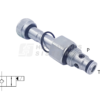 Valve 2/2 D12.6 3/4 JIC NC 300bar solenoid d13 NC 20 l/min