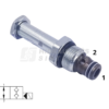 Valve 2/2 D12.6 3/4 JIC NObi x NCbi d12.9 350 bar P-serie SBV11-8-O-0-00