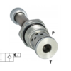 Cartridge valve 2/2 D30 1' BSP solenoid d16 NO 150 l/pm 350 bar. with mechanical control