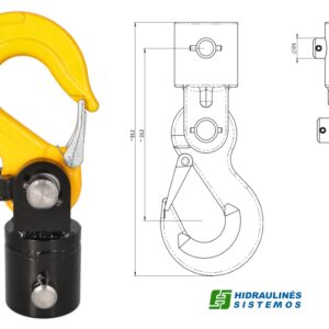 Hook for rotator FR15 d30