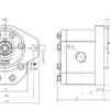 GR3 42.0 cm3/r gear pump SAE/B 1/5-G