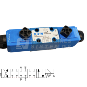 Solenoid-operated directional valve NG6 4/3, spool type 2C P-A-B-T, 024 VDC, DG4V-3 2C MUH760 Danfos