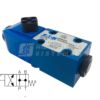 Solenoid-operated directional valve NG6 4/2, spool type 0B H-X, 220 VAC, DG4V-3 0B MUC660 Danfoss