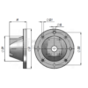 Bellhousing LS203 0.55-1.50kW 2GR 200mm
