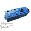 Solenoid-operated directional valve NG6 4/2, spool type 2BL 0-II, 024 VDC, DG4V-3 2BL MUH760 Danfoss