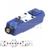 Solenoid-operated directional valve NG6 4/3, spool type 0C P-A-B-T, 220 VAC, DG4V-3 0C MUC660 Danfos