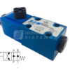 Solenoid-operated directional valve NG6 4/2, spool type 0B H-X, 220/240 VAC, DG4V-3 0B MUD660 Danfos