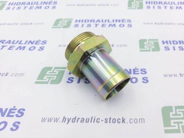Suction fitting 1.1/2' male x for 40 mm hose, 0 angle