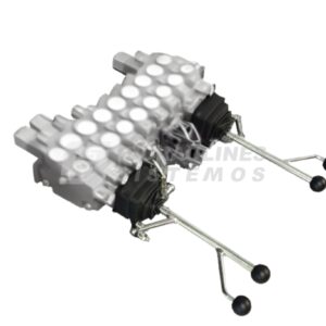 Triple handles for 2-lever splitter RS218 Patu
