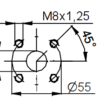 GR3 51.0 cm3/r Gear pump X3P8132IHHA