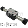 Directional valve NG6 4/3, spool type 6C P-A-B-T, without coil, DHE-0713-X-00 ATOS