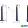 Teleskopinis cilindras 4-157-4980 FE A157-4-04980-001-K1529 HYVA 70146360
