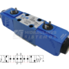 Solenoid-operated directional valve NG6 4/3, spool type 0C P-A-B-T, 012 VDC, DG4V-3 0C MUG760 Danfos