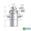 Telescopic cylinder 6-160-1935 BL400 'Penta' 3104001606001