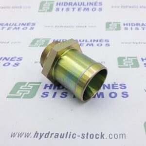 Suction fitting 1.1/4' male x for 45 mm hose, 0 angle