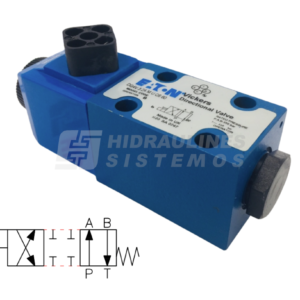 Solenoid-operated directional valve NG6 4/2, spool type 2A II-X, 220 VAC, DG4V-3 2A MUC660 Danfoss