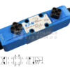Solenoid-operated directional valve NG6 4/3, spool type PRO-2C P-A-B-T, 024 VDC, KDG4V3-2C31S-Z-M-U-