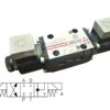 Solenoid-operated directional valve NG6 4/3, spool type 52C P-A-B-T, 024 VDC, ATOS DHI-07119-X-24DC