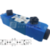 Solenoid-operated directional valve NG6 4/3, spool type 8C P-T-A-B, 012 VDC, DG4V-3 8C VMUG761 Danfo