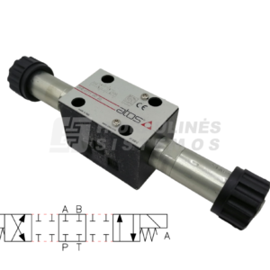 Directional valve NG6 4/3, spool type 2C P-A-B-T, without coil, DHE-0711-X-00 ATOS
