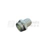 Suction fitting 1.1/2' male x for 50 mm hose, 0 angle
