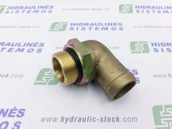 Suction fitting 1.1/4' male x for 40 mm hose, 90 angle