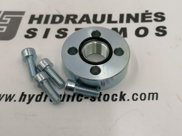 Pump flange 51mm 3/4' 0° steel F3-034