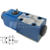 Solenoid-operated directional valve NG6 4/2, spool type 0B H-X, 012 VDC, DG4V-3 0B MUG760 Danfoss