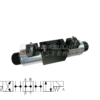 Solenoid-operated directional valve NG6 4/3, spool type 0C P-A-B-T, 024 VDC, 101201002 Grieger