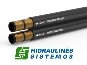 DN10 3/8' 2SC 350 bar double termoplastic hose Twinpower5000