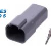 Set of DT 4 pin connectors plug male