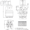 Hydraulic motor MH 315 C 32mm shaft