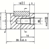 Hydraulic motor MM 20 C 16mm shaft, ALSG4-20-OK3-C16-PB-02 Ambr