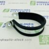 Metal pipe clamp with rubber 40 mm