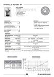 Hydraulic motor MH 315 C 32mm shaft