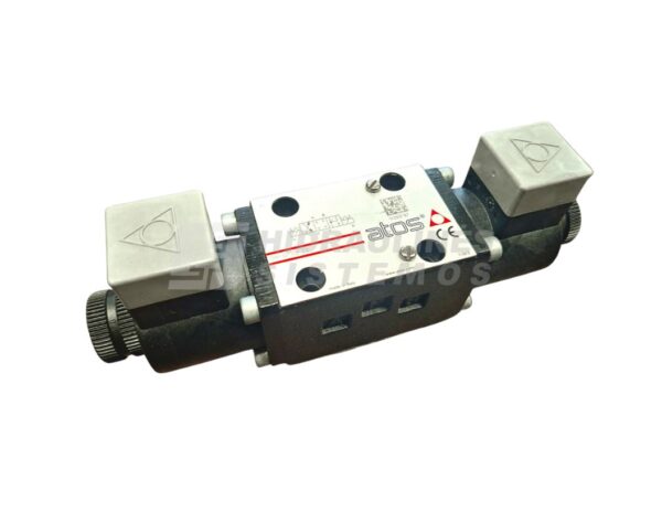 Solenoid-operated directional valve NG6 4/3, spool type 52C P-A-B-T, 024 VDC, ATOS DHI-07119-X-24DC
