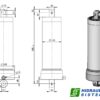 Telescopic cylinder 3-120-1155 13-24T h545 BL465 Penta 3104651203003