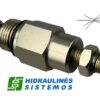 Droselis dvikryptis 2/2 D12.6 3/4 JIC , 350BAR ,20 l/min VST/T-20, Luen