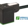 Plug 18-mm 1.5-m cable PUR/P