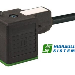 Plug 18-mm 1.5-m cable PUR/P