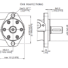 Hidrovariklis MP 160 C 25mm velenas, OMPX Impro Fluidtek 11186705