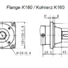 Hydraulic motor MSW 400 K tapered 1:10 shaft