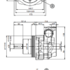 Hydraulic motor Bucher 32 cc QXM42-032R-HS-NSKRG1PA
