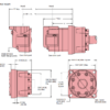 Hydraulic motor MT 110 tapered 1:8 41.32mm 1-5/8" shaft, Eaton M04067AC02AB02000000000000000F