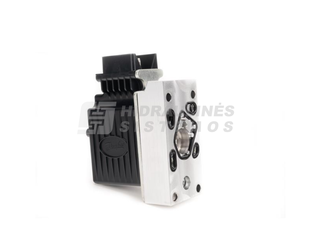 PVG32 Electrical actuator PVEO ON/OFF 12V Hirschmann Danfoss 11166836 PVEO32-Actuator-S7-1x4DIN-3W.O