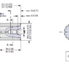 Hydraulic motor MR 250 HB 14-tooth shaft