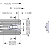 Hydraulic motor MS 160 SH Z14 14-tooth shaft