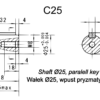 Hydraulic motor MS 080 C 32mm shaft, ALSG3-80-R4-C32-01 Ambr